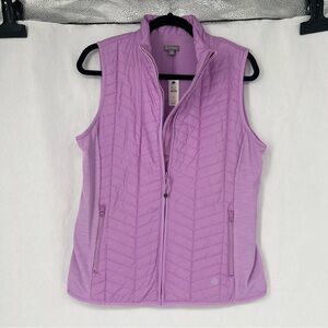 NWT Talbots Light Purple Quilted Vest